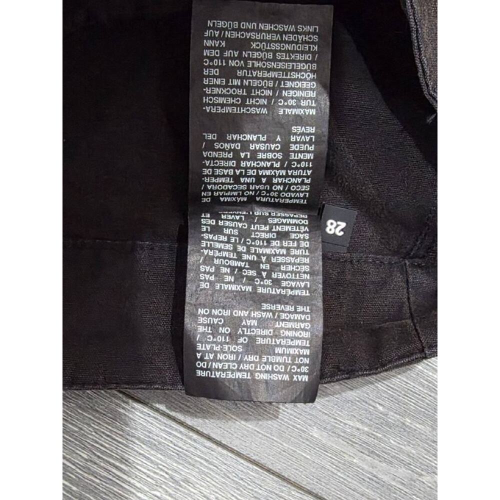 BlackTailor Black cargo 100% cotton workwear Y2K pants Sz 28 A004123 - Picture 10 of 11